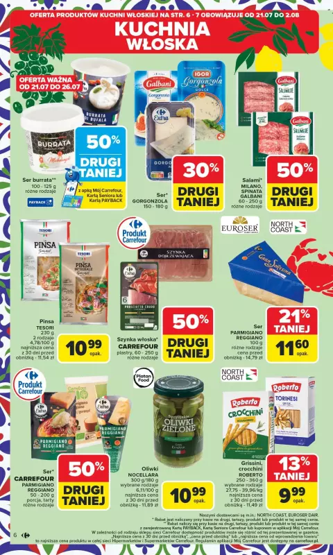 Carrefour - gazetka promocyjna Gazetka Carrefour od poniedziałku  do soboty 26.07 - strona 8