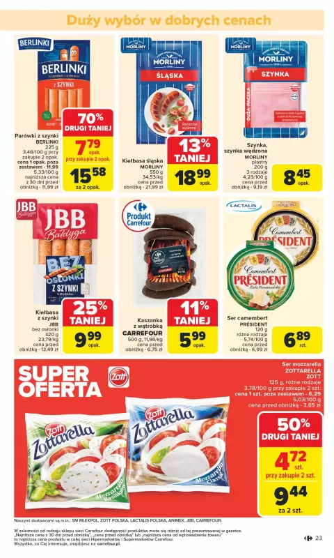 Carrefour - gazetka promocyjna Gazetka Carrefour od poniedziałku od poniedziałku 21.07 do soboty 26.07 - strona 25