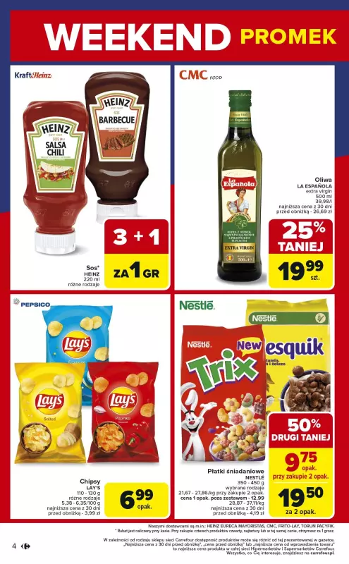 Carrefour - gazetka promocyjna Gazetka Weekend promek już od czwartku od czwartku 24.07 do soboty 26.07 - strona 4