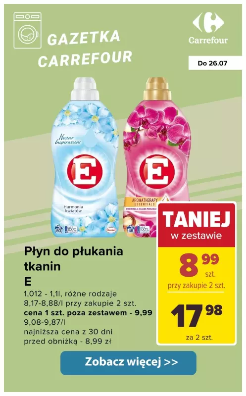 Carrefour - gazetka promocyjna Produkty do prania i płukania od wtorku 22.07 do soboty 26.07 - strona 4