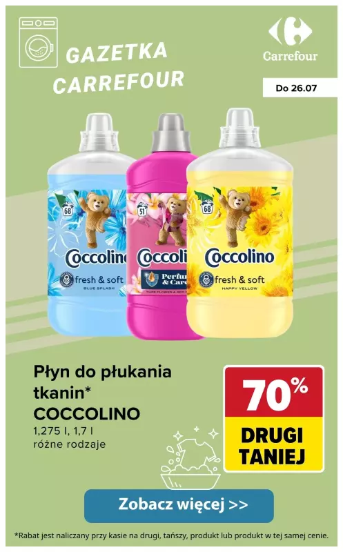 Carrefour - gazetka promocyjna Produkty do prania i płukania od wtorku 22.07 do soboty 26.07 - strona 2