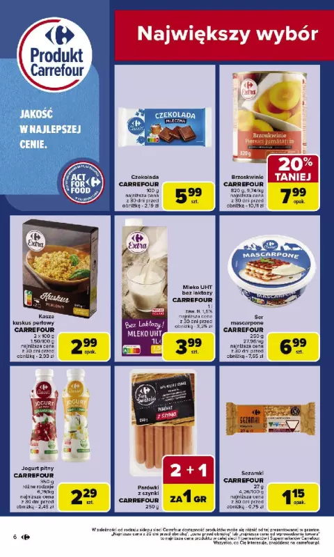 Carrefour - gazetka promocyjna Gazetka Carrefour od poniedziałku 28.07 do soboty 02.08 - strona 8