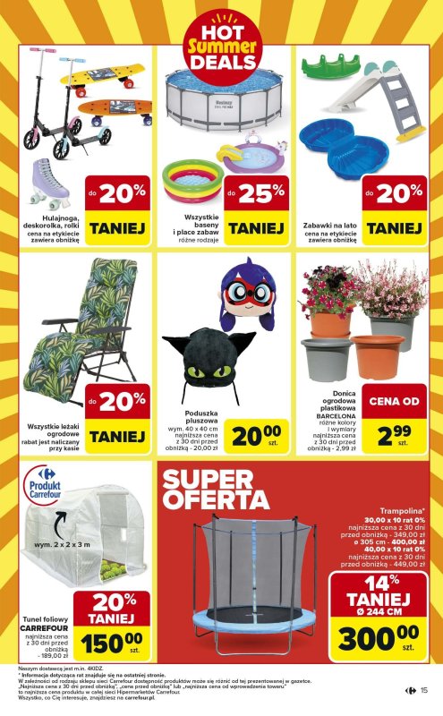 Carrefour - gazetka promocyjna Gazetka Łap okazje od czwartku  do środy 13.08 - strona 15