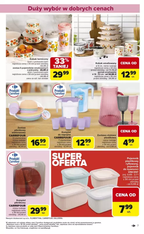 Carrefour - gazetka promocyjna Gazetka Łap okazje od czwartku  do środy 13.08 - strona 7
