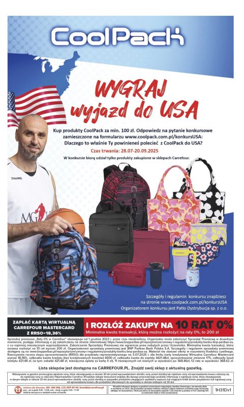 Carrefour - gazetka promocyjna Gazetka Szkoła nowy sezon od poniedziałku 28.07 do środy 13.08 - strona 64