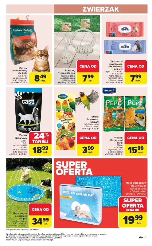 Carrefour - gazetka promocyjna Gazetka Łap okazje od czwartku od czwartku 31.07 do środy 13.08 - strona 5