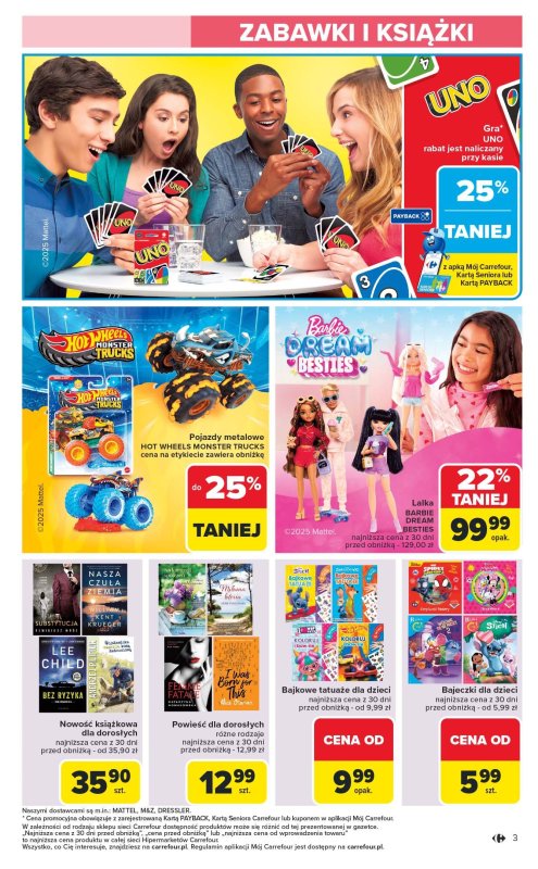 Carrefour - gazetka promocyjna Gazetka Łap okazje od czwartku od czwartku 31.07 do środy 13.08 - strona 3