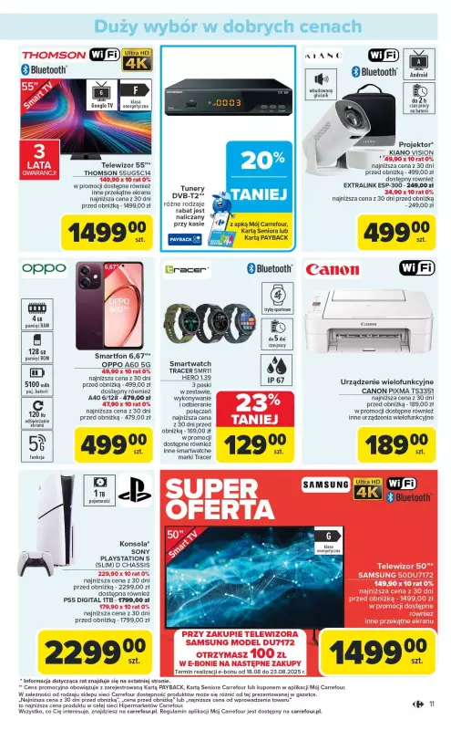 Carrefour - gazetka promocyjna Gazetka Łap okazje od czwartku od czwartku 31.07 do środy 13.08 - strona 11