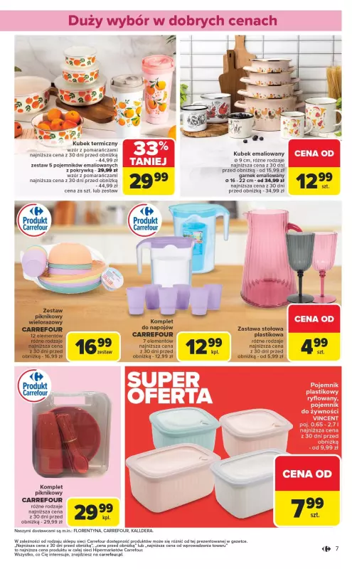 Carrefour - gazetka promocyjna Gazetka Łap okazje od czwartku od czwartku 31.07 do środy 13.08 - strona 7
