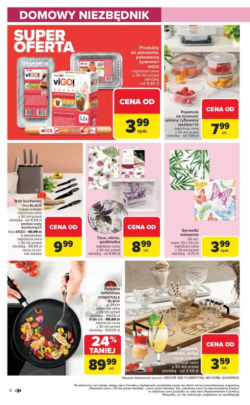 Carrefour - gazetka promocyjna Gazetka Łap okazje od czwartku od czwartku 31.07 do środy 13.08 - strona 6