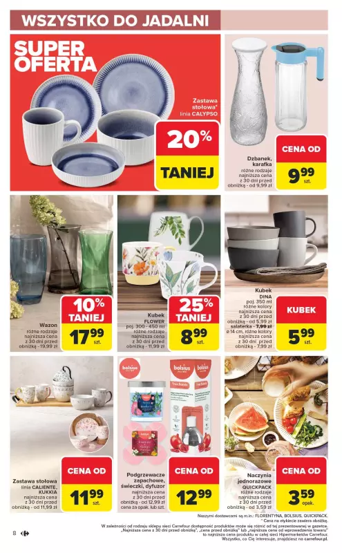 Carrefour - gazetka promocyjna Gazetka Łap okazje od czwartku od czwartku 31.07 do środy 13.08 - strona 8