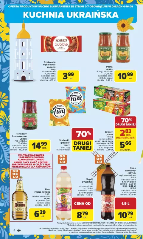 Carrefour - gazetka promocyjna Gazetka Carrefour od poniedziałku  do soboty 09.08 - strona 8