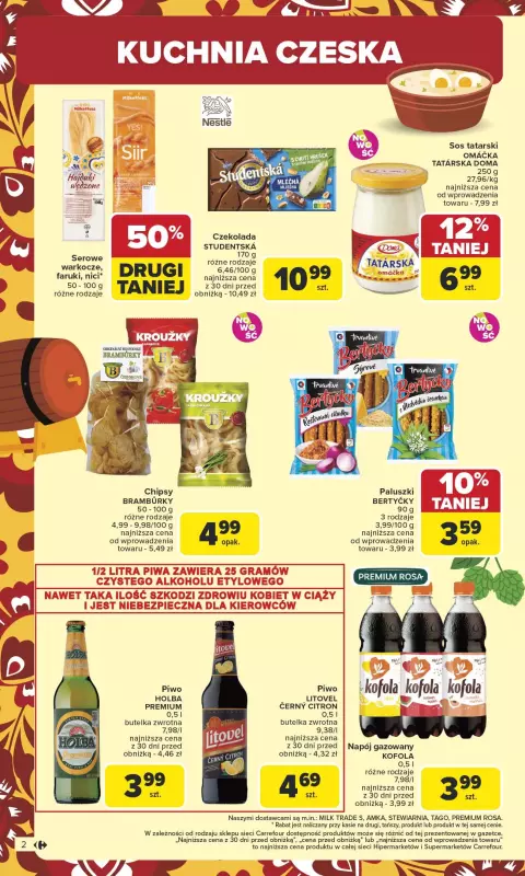 Carrefour - gazetka promocyjna Gazetka Kuchnia słowiańska  do soboty 16.08 - strona 2
