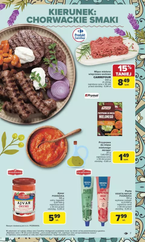 Carrefour - gazetka promocyjna Gazetka Kuchnia słowiańska  do soboty 16.08 - strona 7