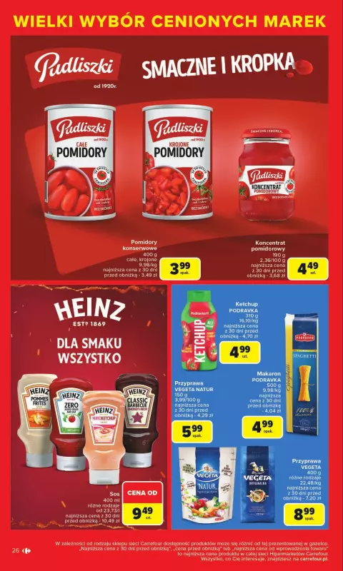Carrefour - gazetka promocyjna Gazetka Cenione marki, super ceny  do soboty 16.08 - strona 26