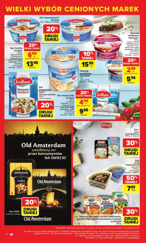 Carrefour - gazetka promocyjna Gazetka Cenione marki, super ceny  do soboty 16.08 - strona 8