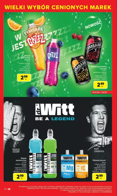 Carrefour - gazetka promocyjna Gazetka Cenione marki, super ceny  do soboty 16.08 - strona 34