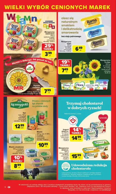 Carrefour - gazetka promocyjna Gazetka Cenione marki, super ceny  do soboty 16.08 - strona 6