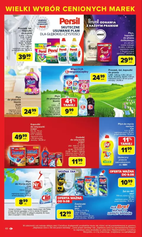 Carrefour - gazetka promocyjna Gazetka Cenione marki, super ceny  do soboty 16.08 - strona 48