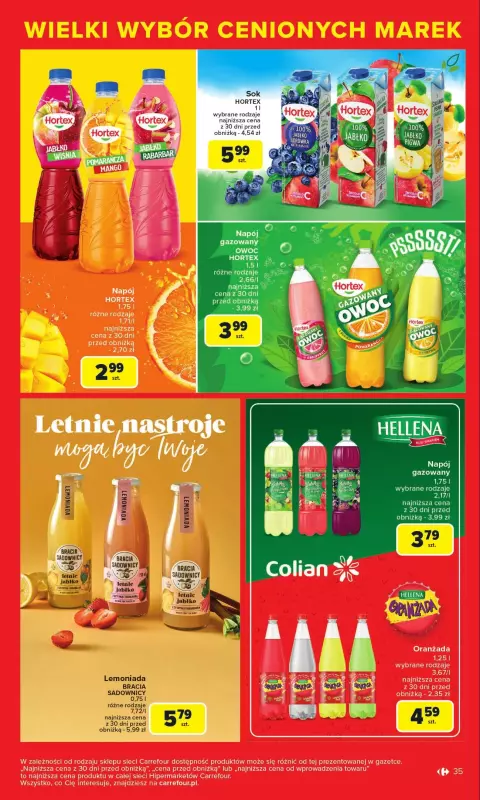Carrefour - gazetka promocyjna Gazetka Cenione marki, super ceny  do soboty 16.08 - strona 35