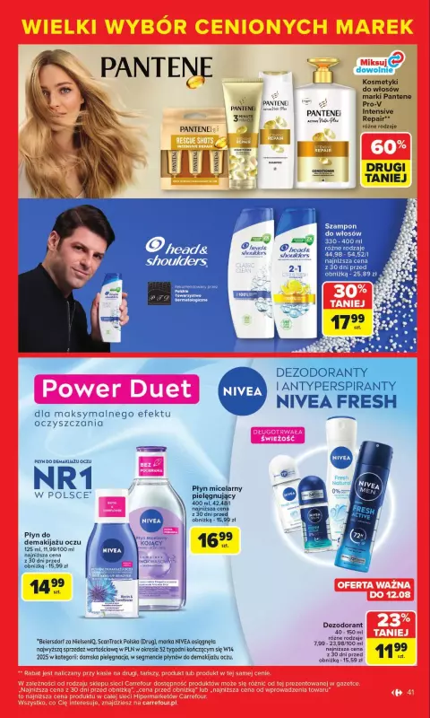 Carrefour - gazetka promocyjna Gazetka Cenione marki, super ceny  do soboty 16.08 - strona 41