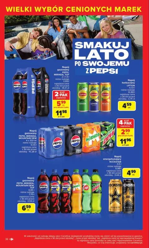 Carrefour - gazetka promocyjna Gazetka Cenione marki, super ceny  do soboty 16.08 - strona 36