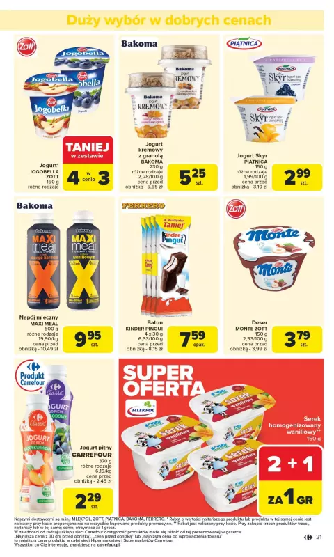 Carrefour - gazetka promocyjna Gazetka Carrefour od poniedziałku  do soboty 16.08 - strona 25