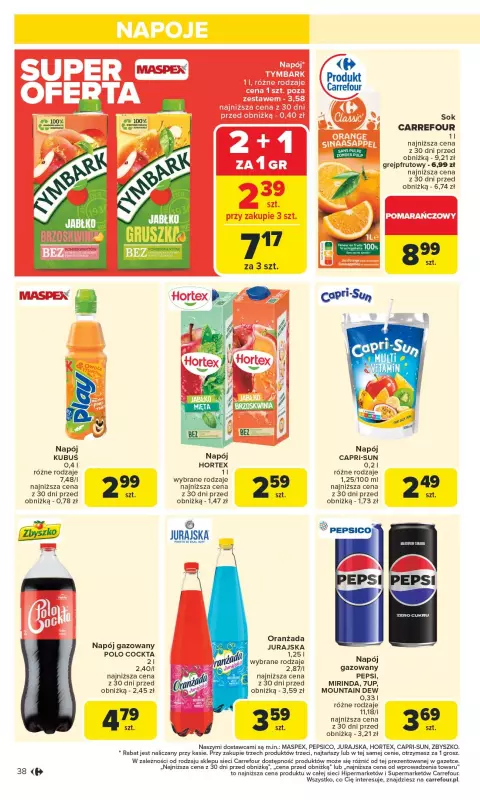 Carrefour - gazetka promocyjna Gazetka Carrefour od poniedziałku  do soboty 16.08 - strona 42