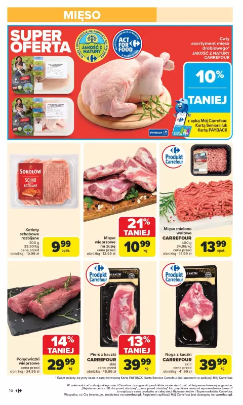Carrefour - gazetka promocyjna Gazetka Carrefour od poniedziałku  do soboty 16.08 - strona 18