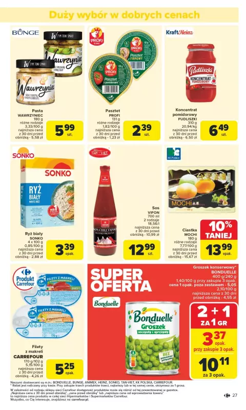 Carrefour - gazetka promocyjna Gazetka Carrefour od poniedziałku  do soboty 16.08 - strona 31