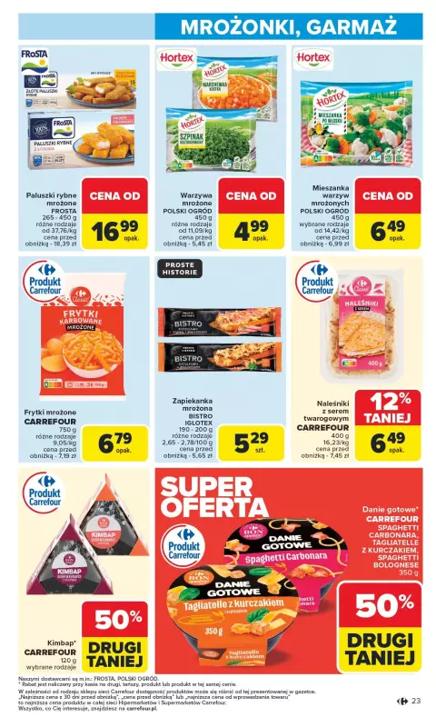 Carrefour - gazetka promocyjna Gazetka Carrefour od poniedziałku  do soboty 16.08 - strona 27