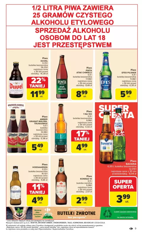 Carrefour - gazetka promocyjna Gazetka Carrefour od poniedziałku  do soboty 16.08 - strona 11