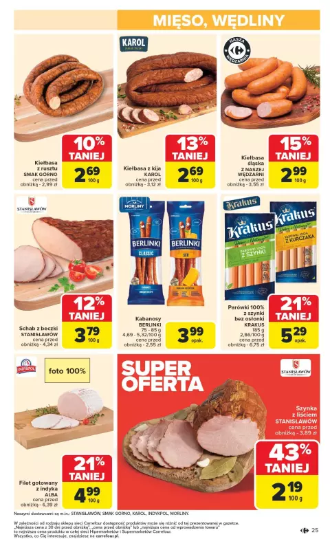 Carrefour - gazetka promocyjna Gazetka Carrefour od poniedziałku  do soboty 16.08 - strona 29