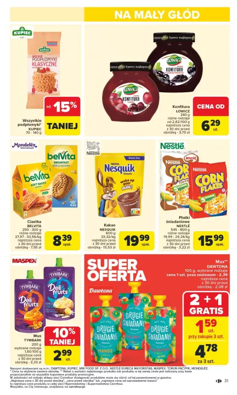 Carrefour - gazetka promocyjna Gazetka Carrefour od poniedziałku  do soboty 16.08 - strona 35