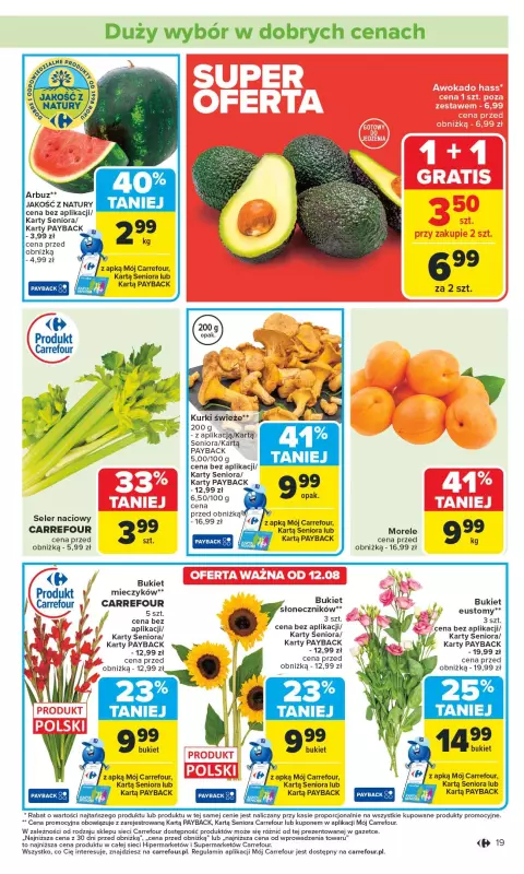 Carrefour - gazetka promocyjna Gazetka Carrefour od poniedziałku  do soboty 16.08 - strona 21