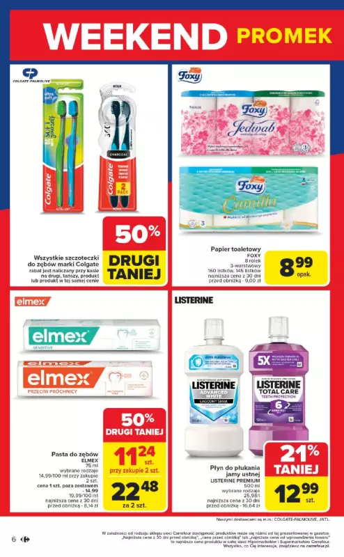 Carrefour - gazetka promocyjna Gazetka Weekend promek już od środy od środy 13.08 do soboty 16.08 - strona 6