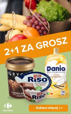 Carrefour - gazetka promocyjna 2+1 za GROSZ od wtorku 12.08 do soboty 16.08