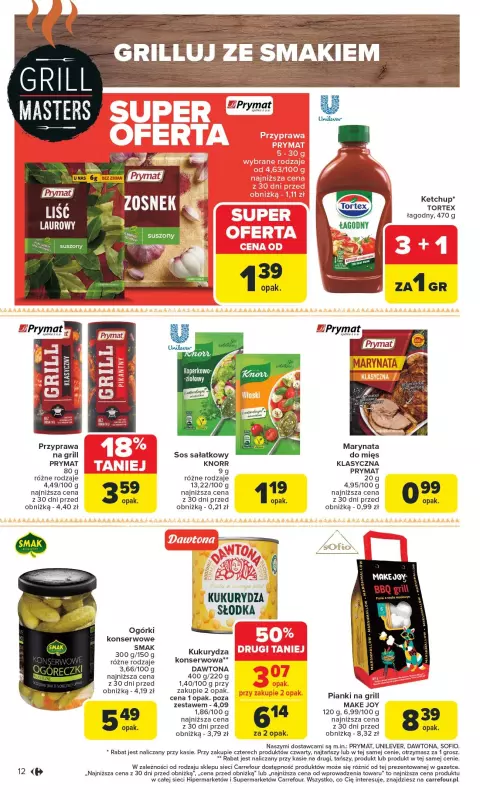 Carrefour - gazetka promocyjna Gazetka Carrefour od poniedziałku od poniedziałku 11.08 do soboty 16.08 - strona 14