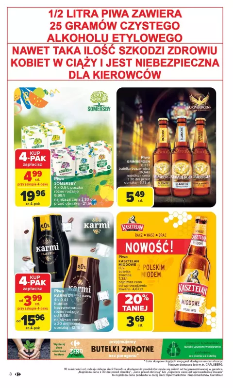 Carrefour - gazetka promocyjna Gazetka Carrefour od poniedziałku od poniedziałku 11.08 do soboty 16.08 - strona 10