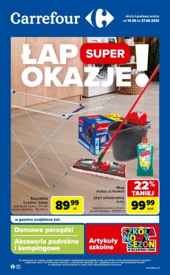 Carrefour - gazetka promocyjna Gazetka Łap okazje od czwartku od piątku 15.08 do środy 27.08