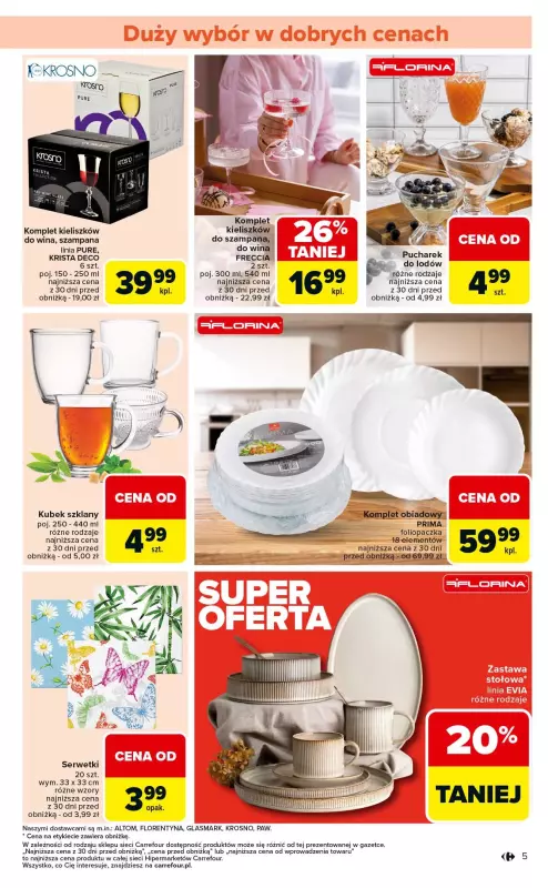 Carrefour - gazetka promocyjna Gazetka Łap okazje od czwartku od piątku 15.08 do środy 27.08 - strona 5