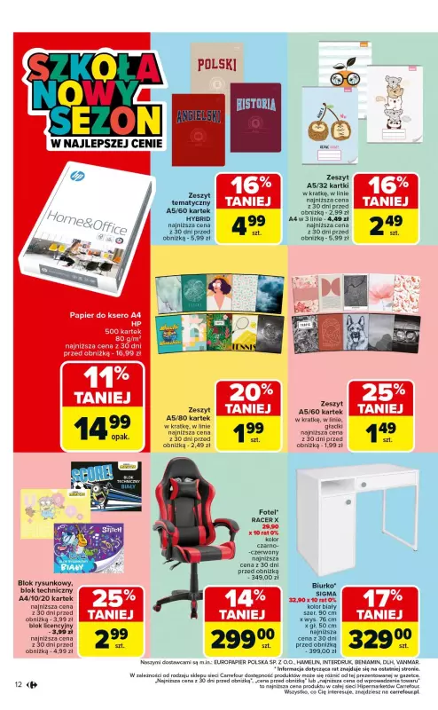 Carrefour - gazetka promocyjna Gazetka Łap okazje od czwartku od piątku 15.08 do środy 27.08 - strona 12