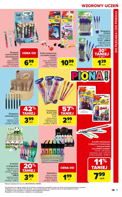 Carrefour - gazetka promocyjna Gazetka Łap okazje od czwartku  do środy 27.08 - strona 13