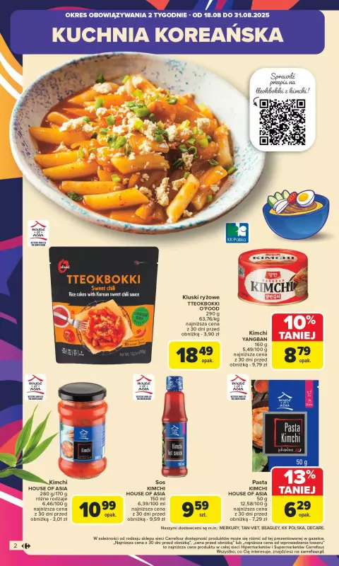 Carrefour - gazetka promocyjna Gazetka Carrefour od poniedziałku  do soboty 23.08 - strona 4