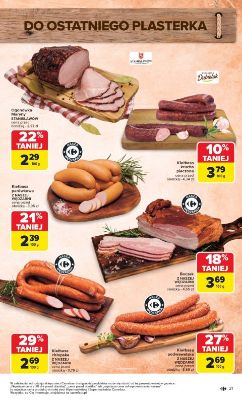 Carrefour - gazetka promocyjna Gazetka Carrefour od poniedziałku  do soboty 23.08 - strona 23
