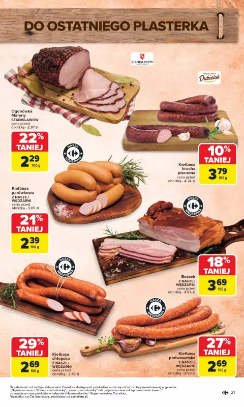 Carrefour - gazetka promocyjna Gazetka Carrefour od poniedziałku  do soboty 23.08 - strona 23