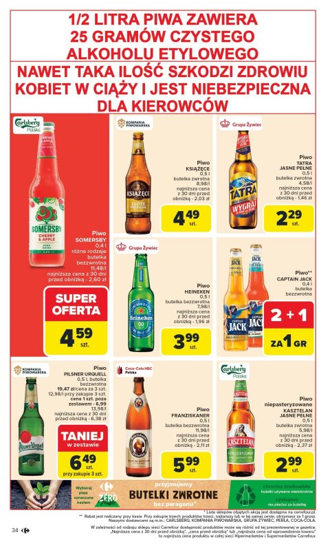 Carrefour - gazetka promocyjna Gazetka Carrefour od poniedziałku  do soboty 23.08 - strona 36
