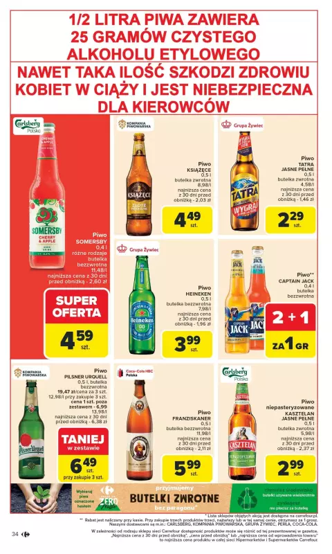 Carrefour - gazetka promocyjna Gazetka Carrefour od poniedziałku  do soboty 23.08 - strona 36
