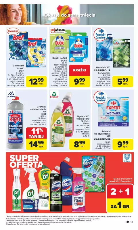 Carrefour - gazetka promocyjna Gazetka Carrefour od poniedziałku  do soboty 23.08 - strona 47