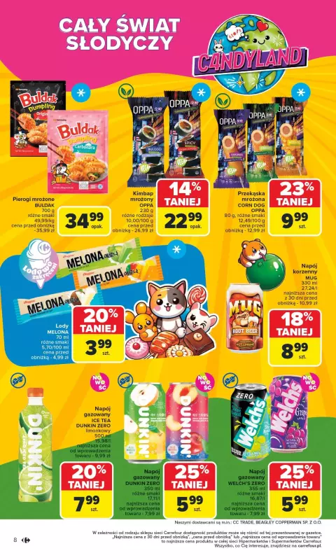 Carrefour - gazetka promocyjna Gazetka Carrefour od poniedziałku  do soboty 23.08 - strona 10